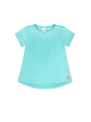 Turquoise Bridget Basic Tee
