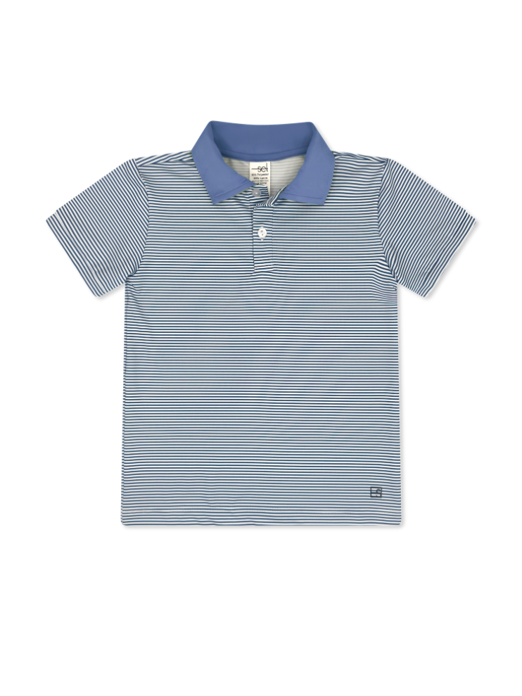 Blue & Green Parker Polo