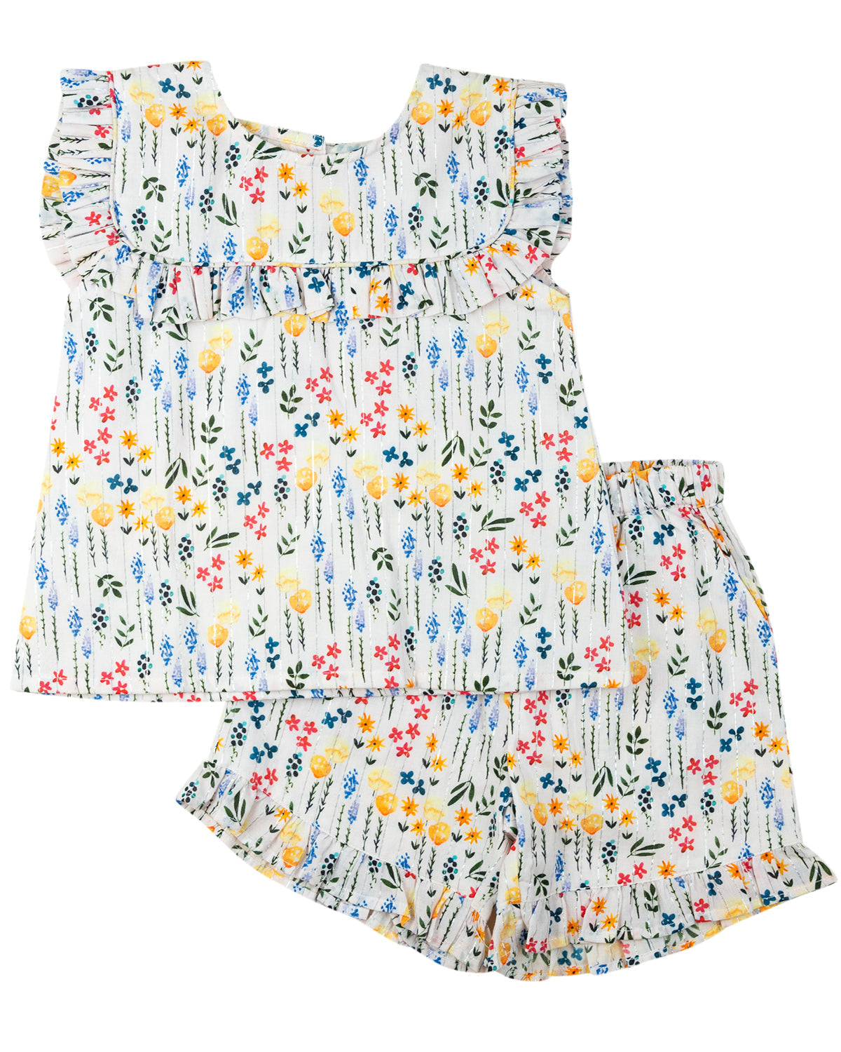 Silver Spring Floral Short Set