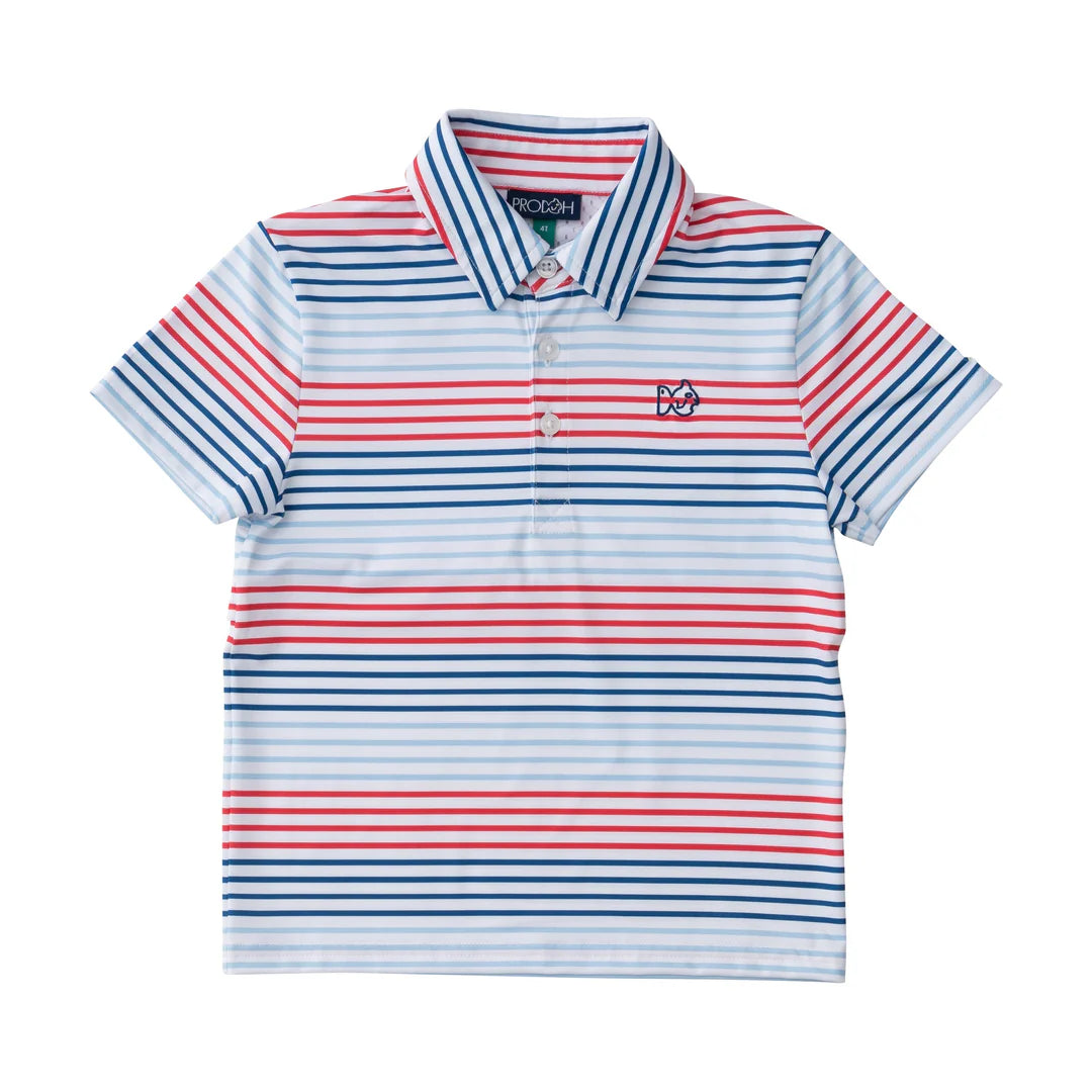 Americana Stripe Polo