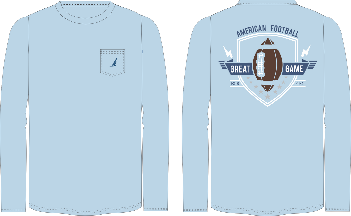 Football Pocket Tee