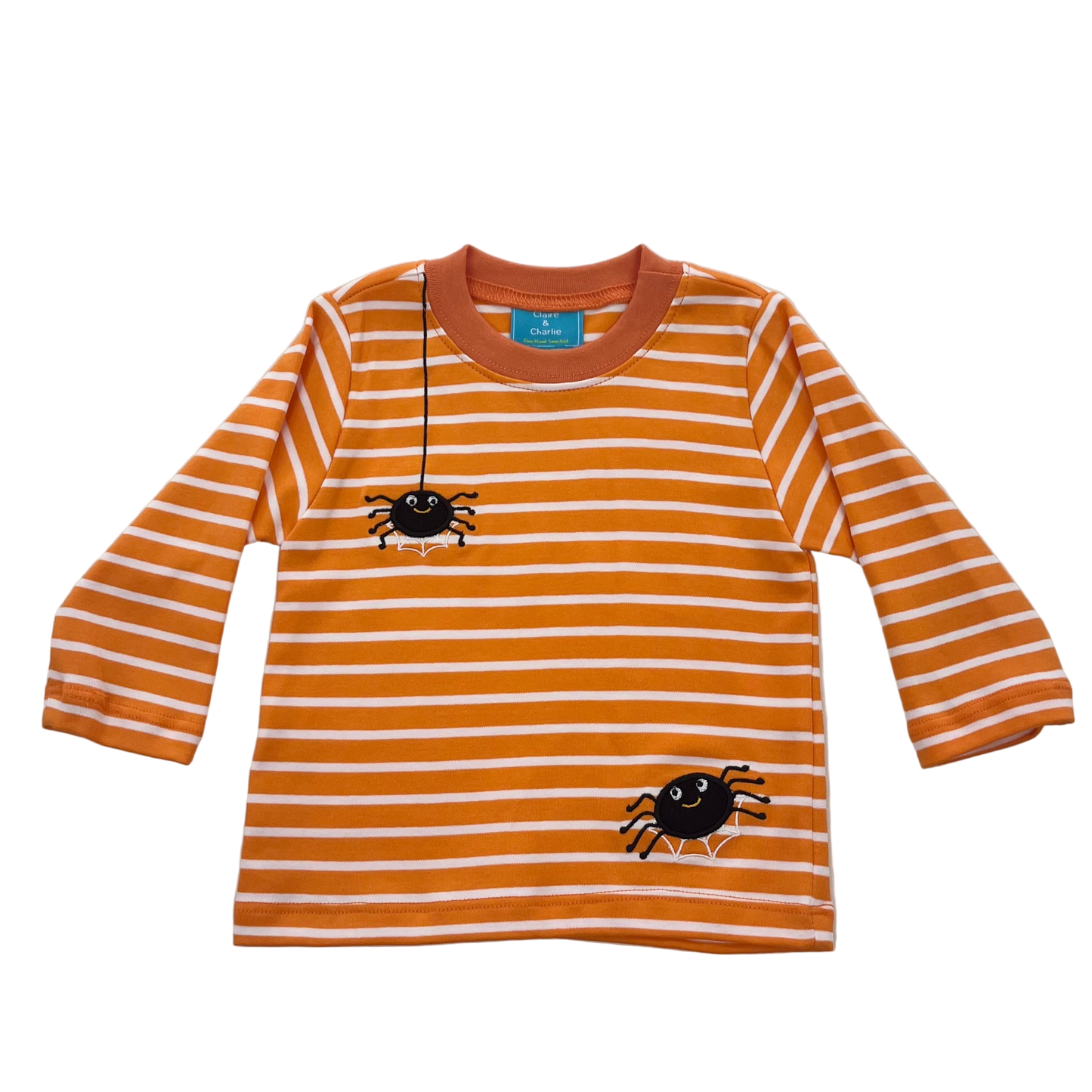Halloween Orange Stripe Shirt