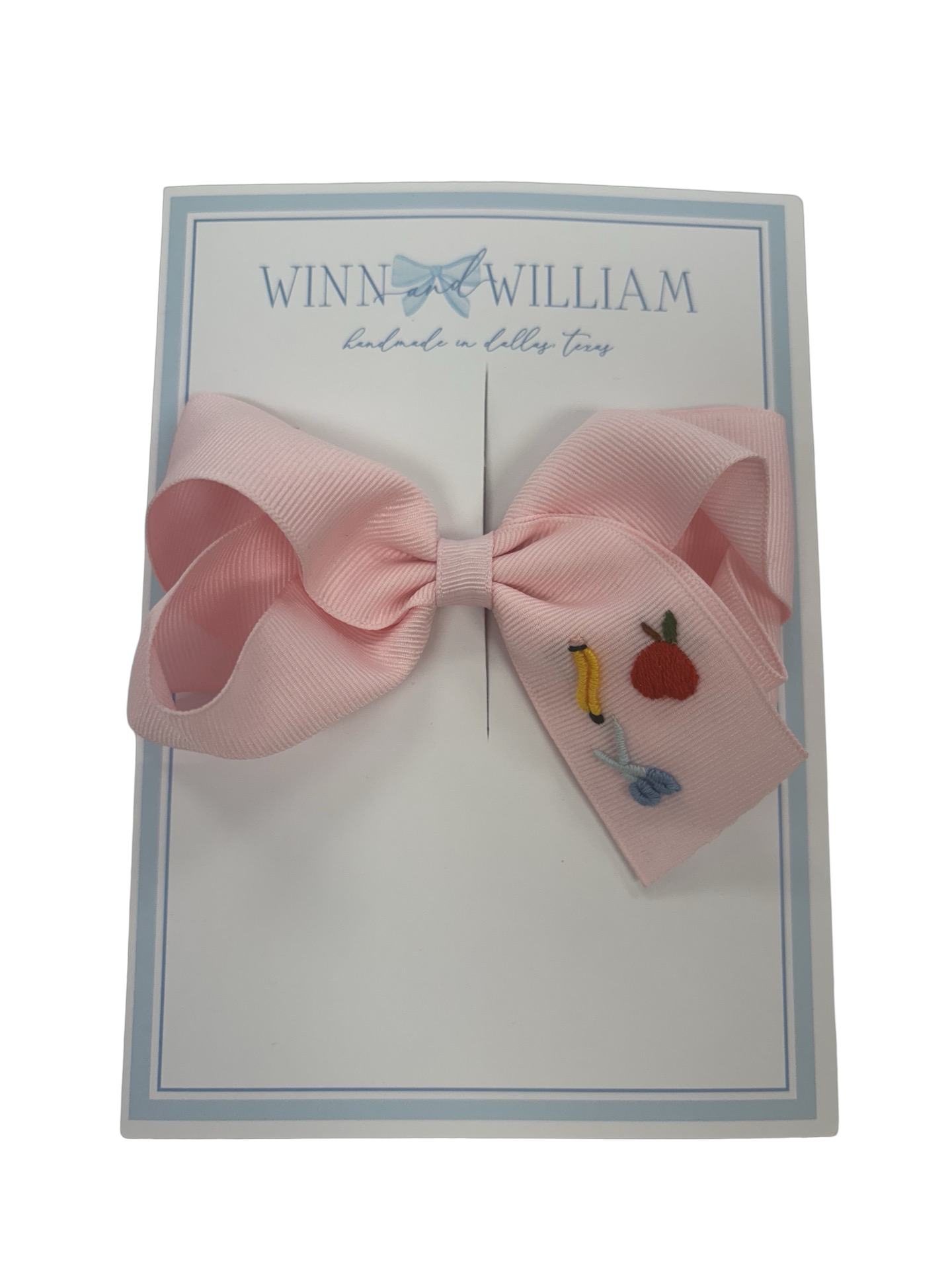 Pink School Supplies Via Bow