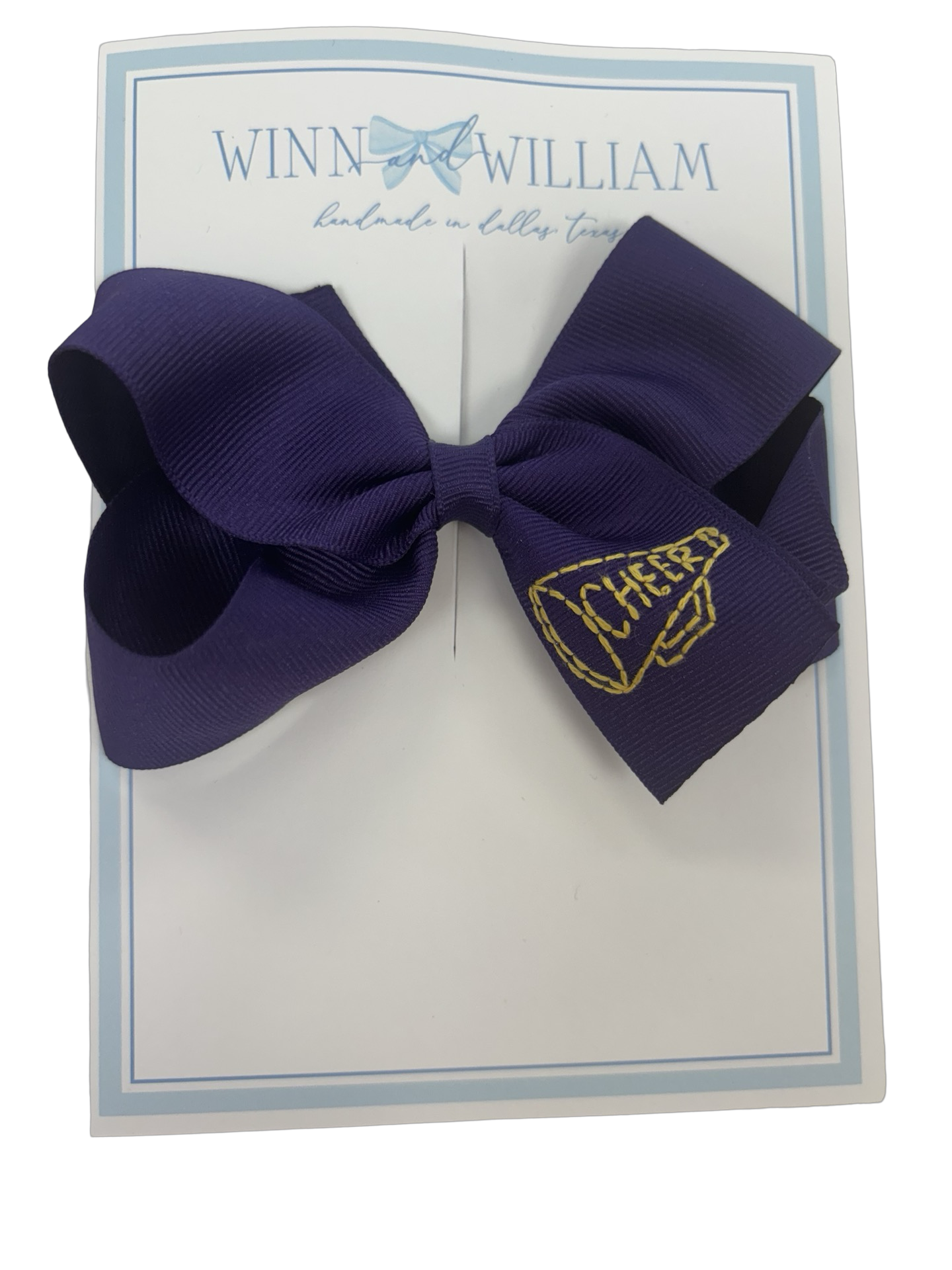 Purple Megaphone Via Bow