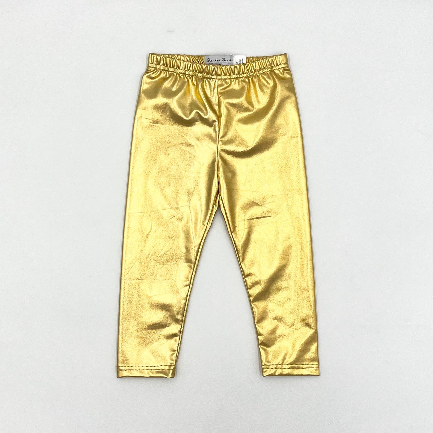 Gold Metallic Leggings