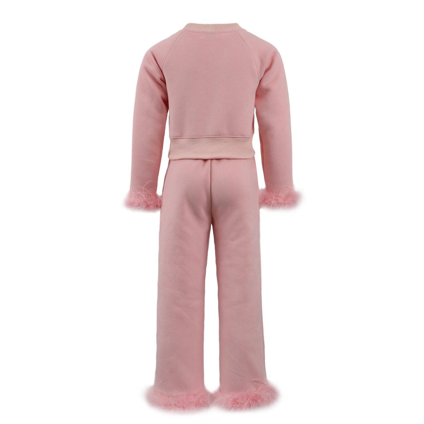 Pretty in Pink Feather Athletic Set