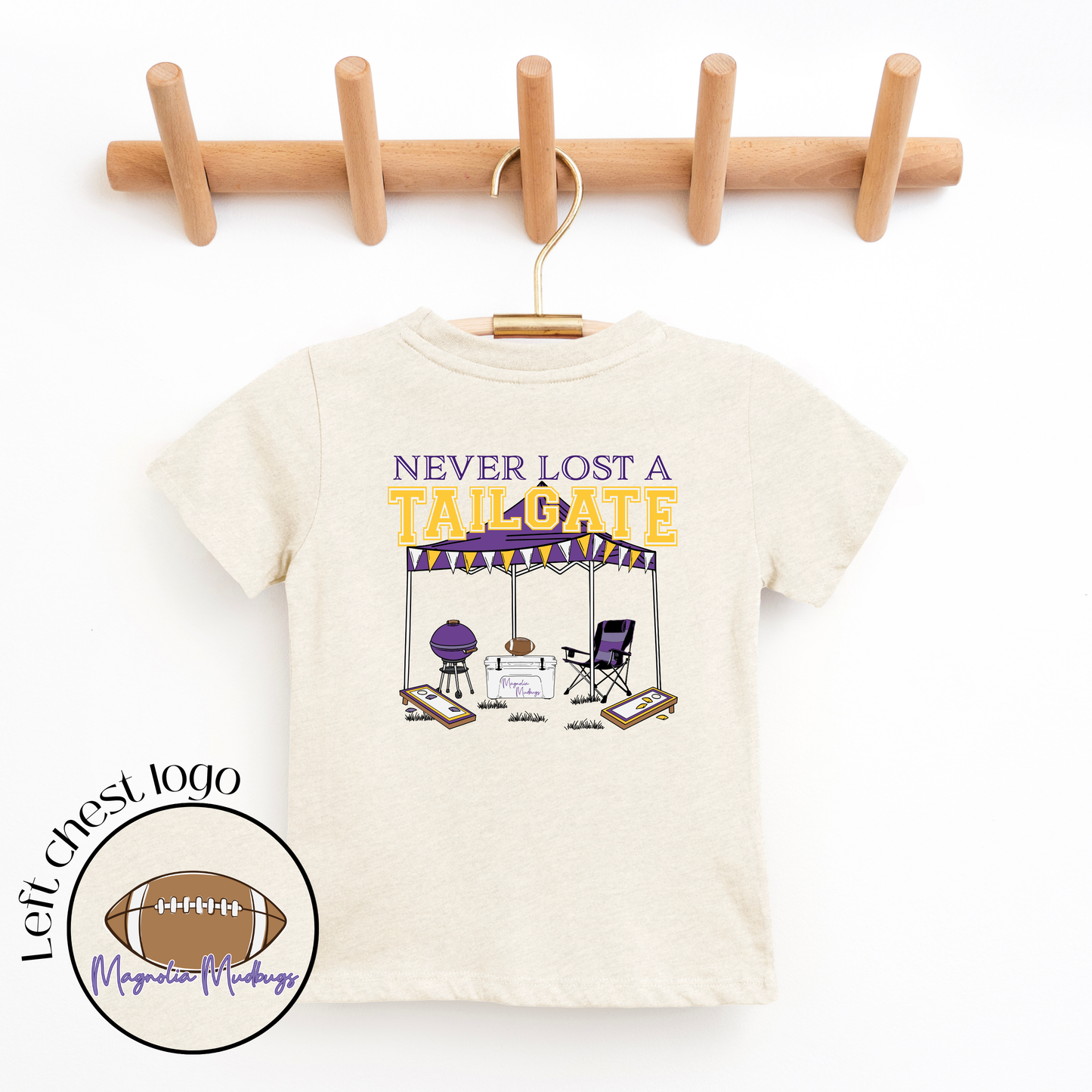 Tailgate | Purple + Gold | Football Kid’s Tee