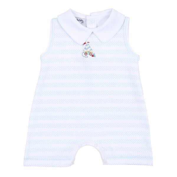 Vintage Sailboat Short Playsuit