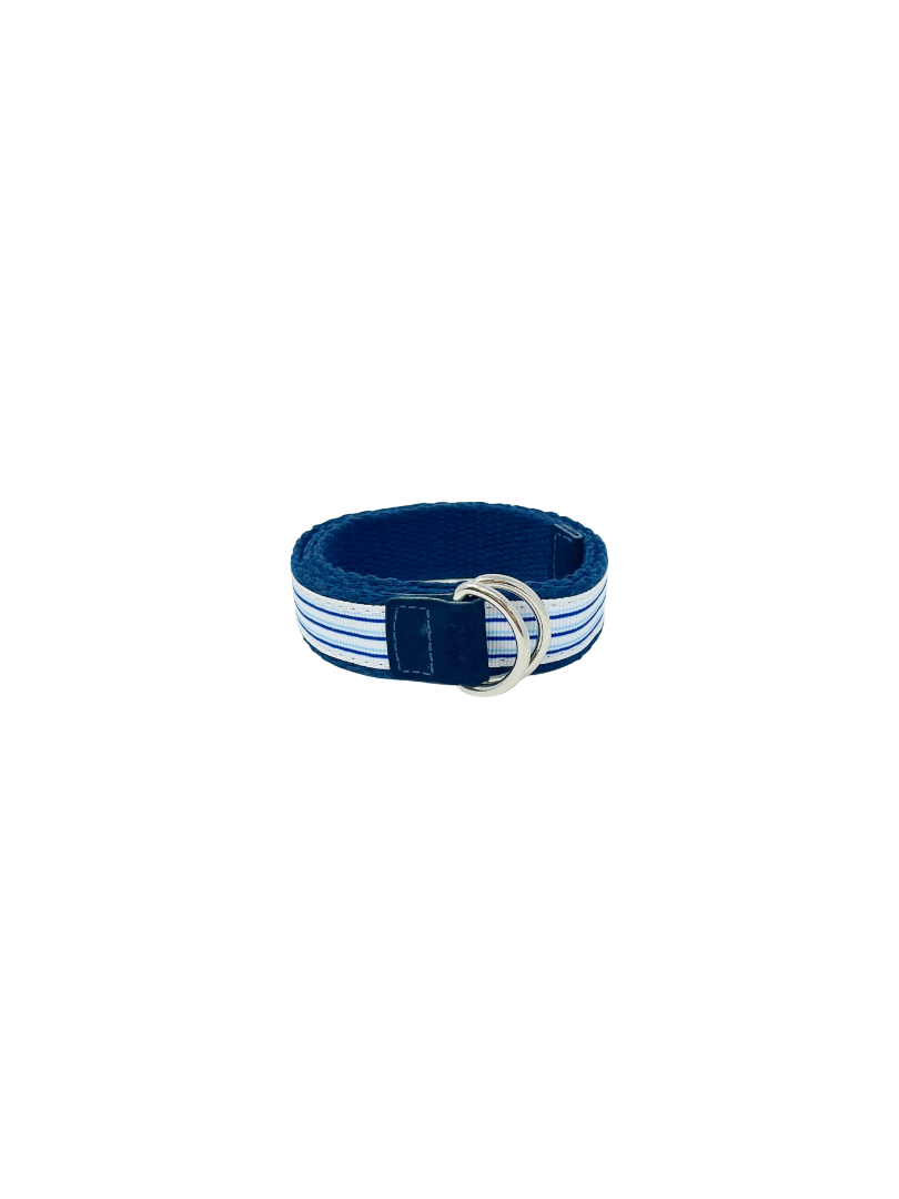 Beau Belt - Blue Pinstripe