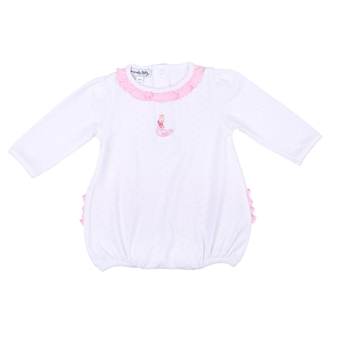 Princess Swan Embroidered Bubble
