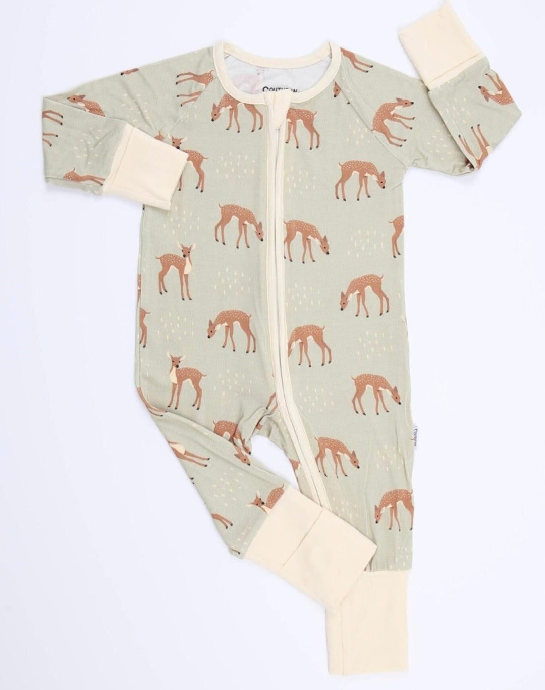 Fawn Field Bamboo Zipper PJ