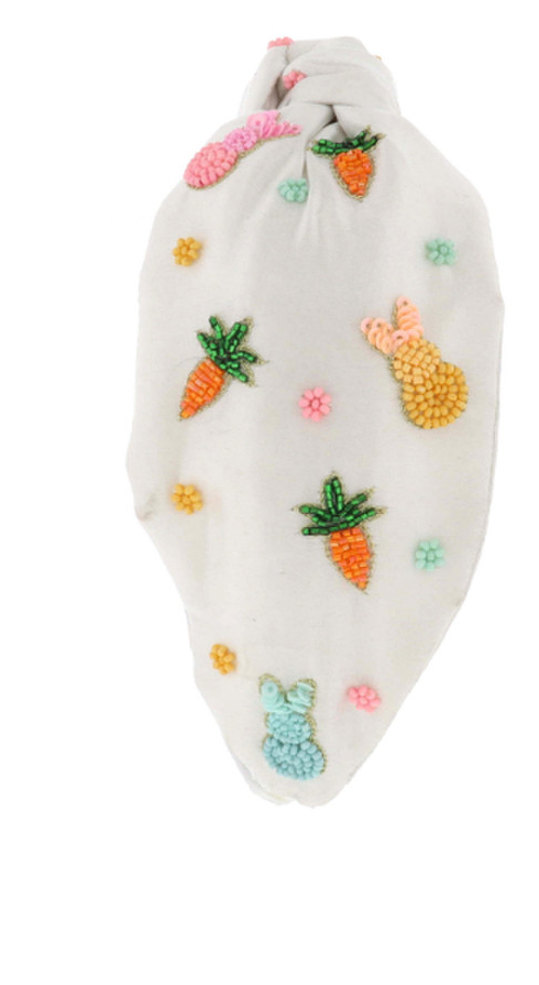 Mini Bunny and Flowers Headband