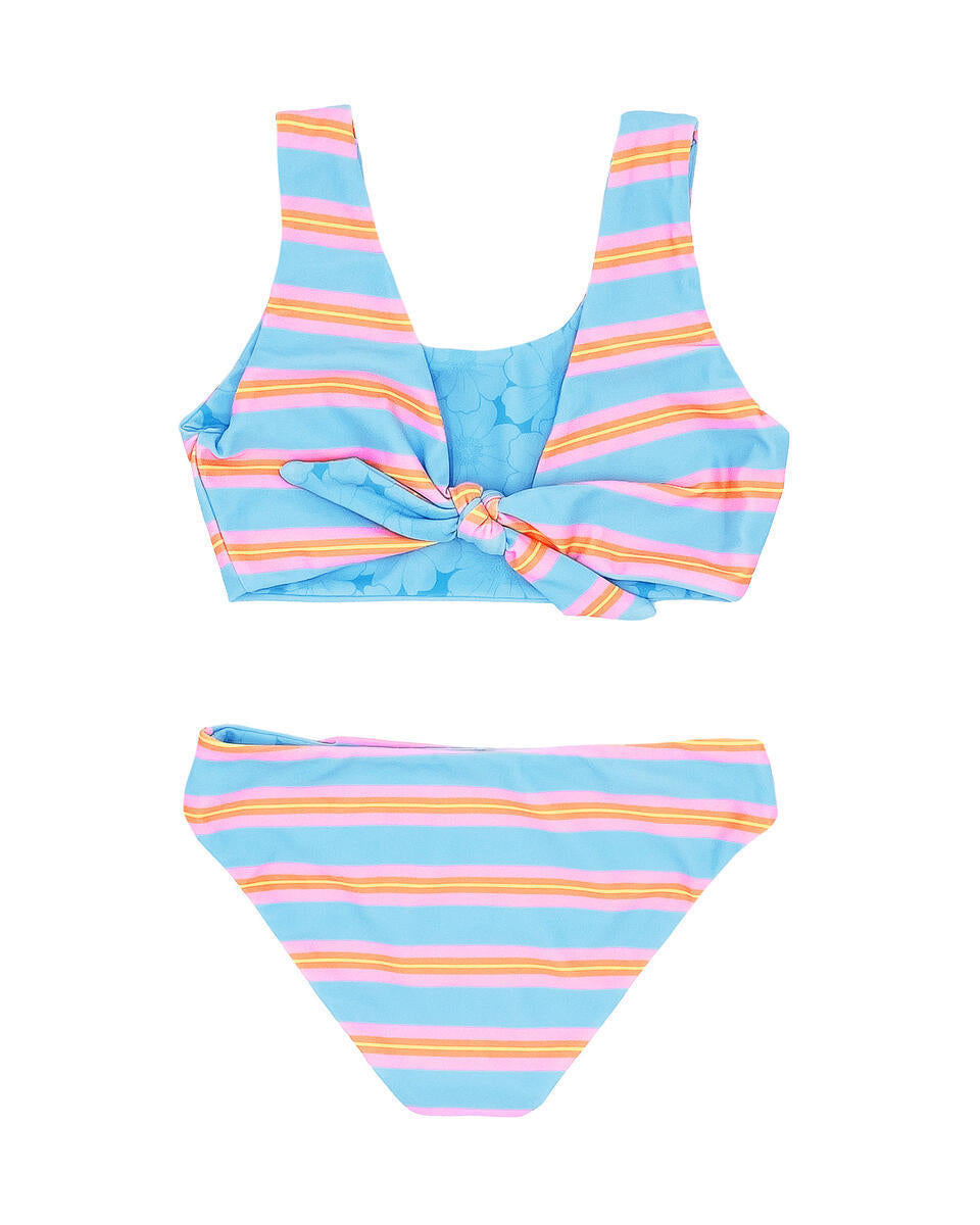 Crystal Blue Island Hopper Reversable Bikini