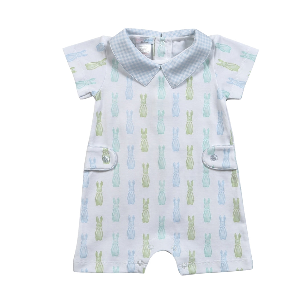 Blue Easter Bunnies Romper