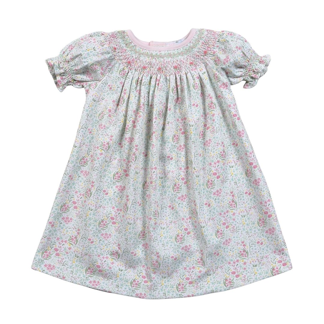 Mya Floral Bishop Dress