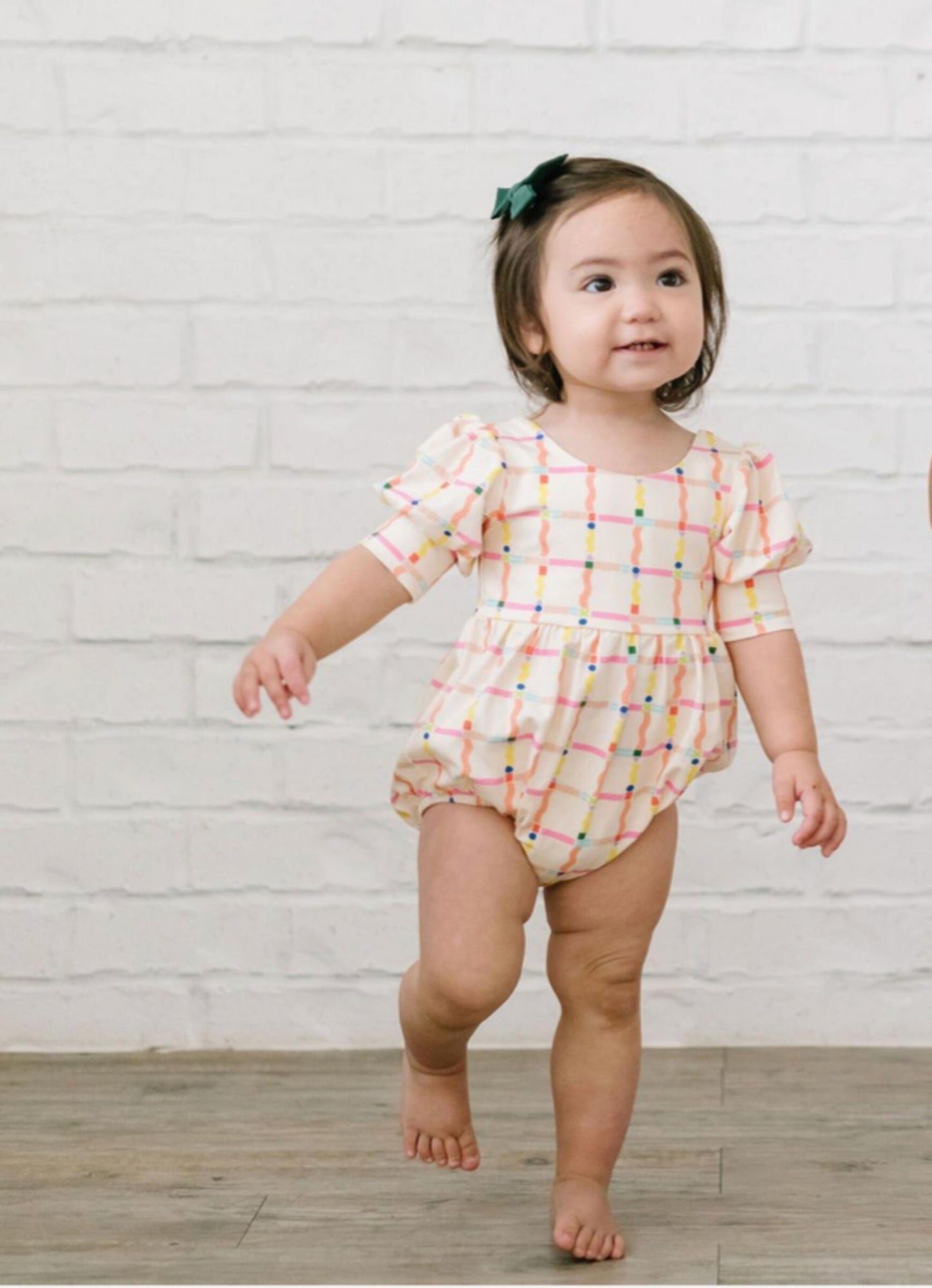 School Squiggles Puff Romper