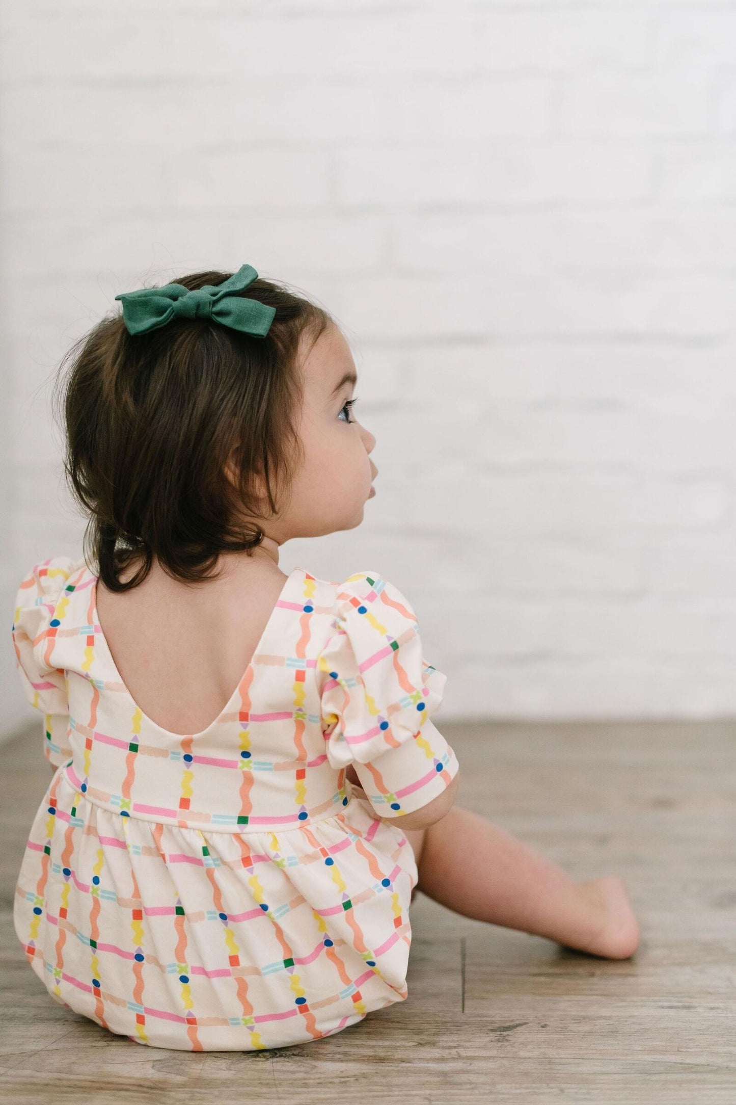 School Squiggles Puff Romper