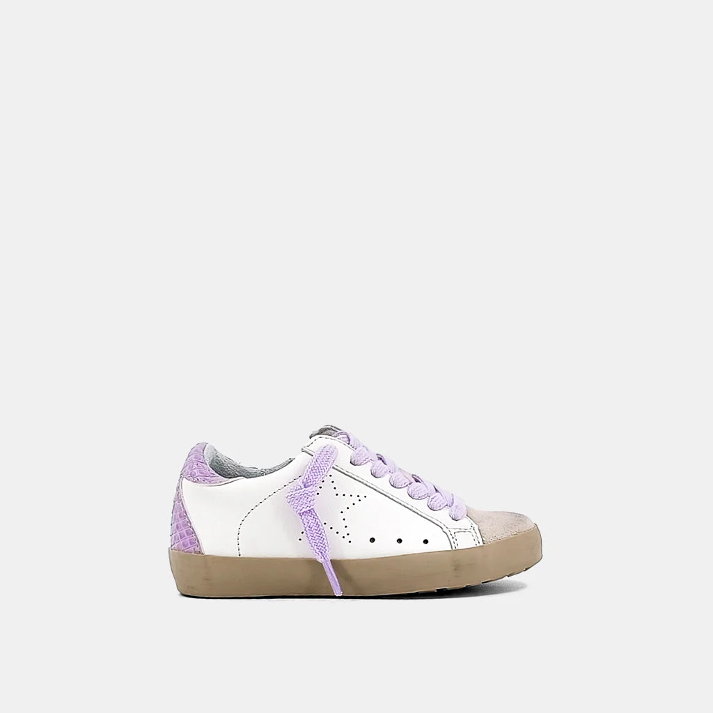 Mia Sneaker Lilac Snake