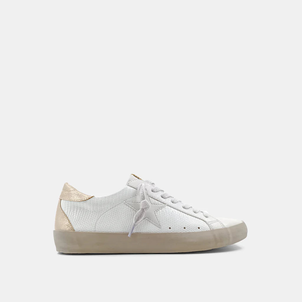 Paula Bone Lizard Sneaker