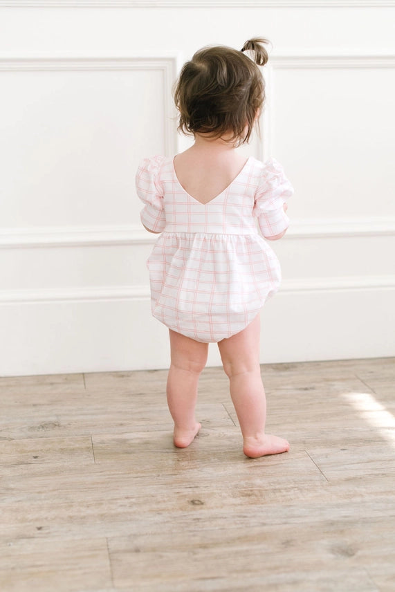 Pink Picnic Bubble Romper