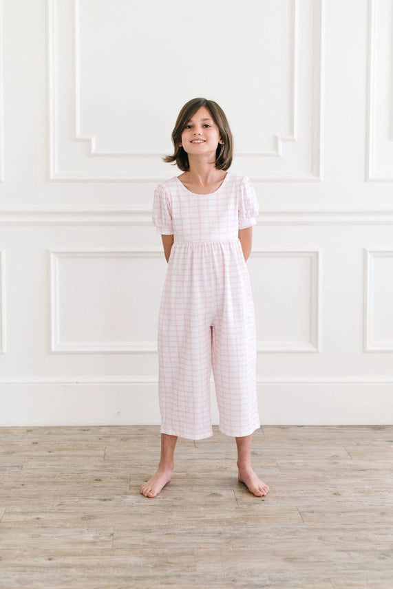Pink Picnic Leggy Romper