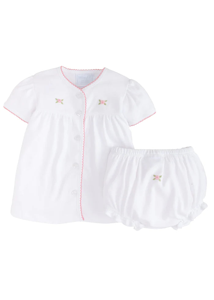 Rose Layette Knit Set