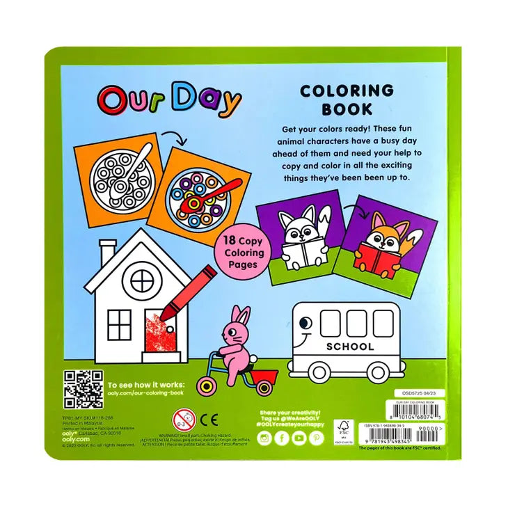 Copy Coloring Book Our Day