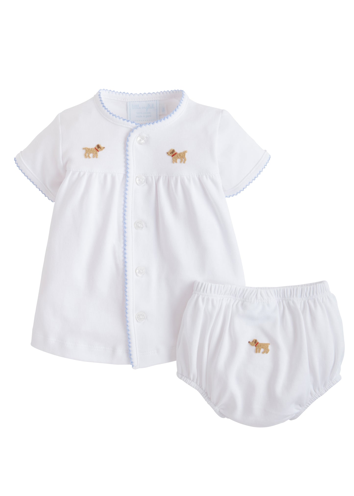 Lab Pinpoint Layette Knit Set
