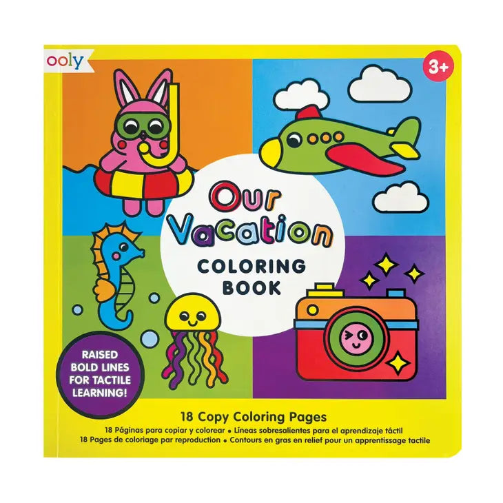 Copy Coloring Book Our Vacation