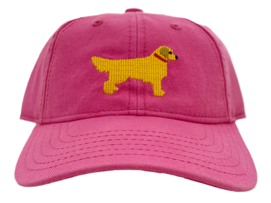 Hot Pink Golden Hat