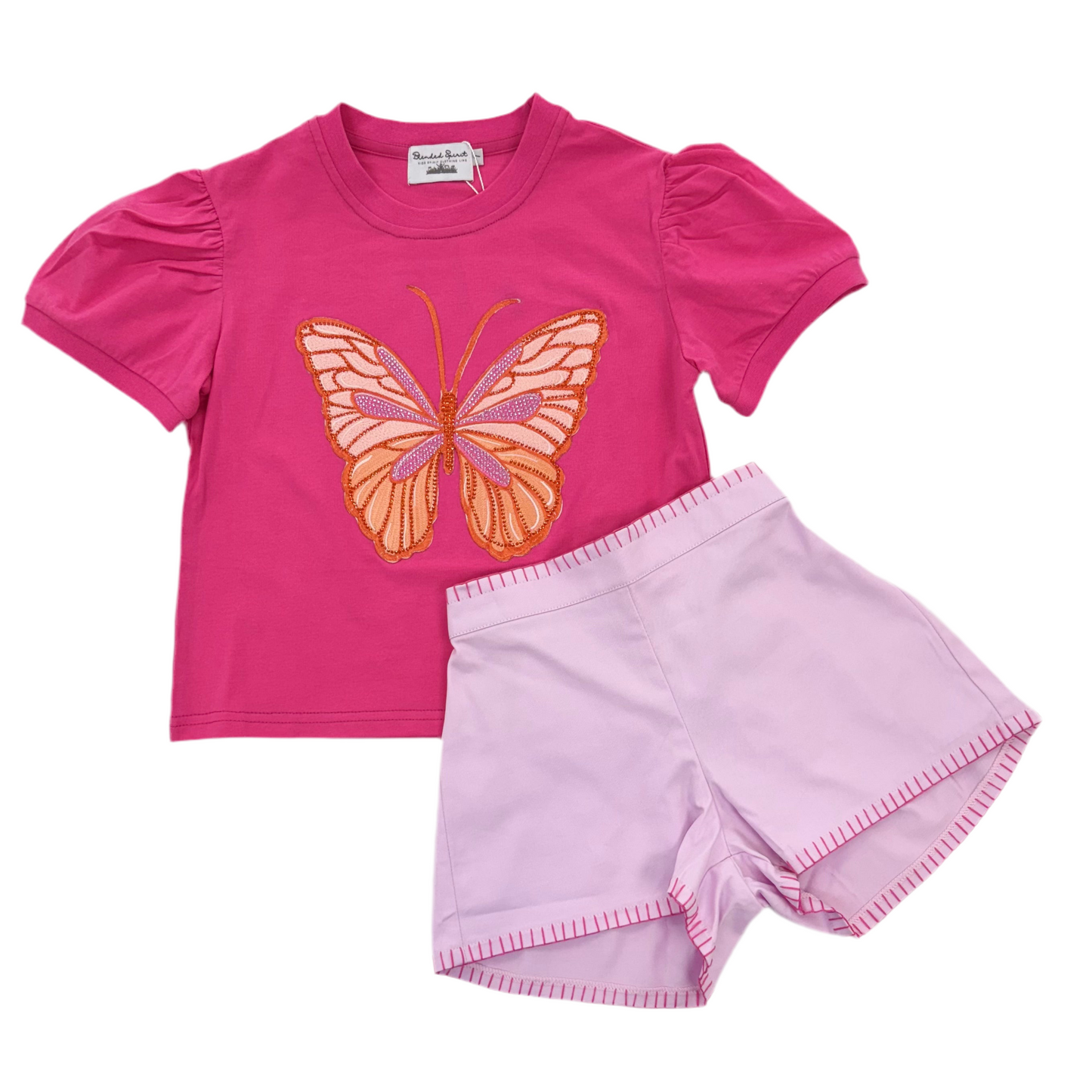 Butterfly Puff Sleeve Top