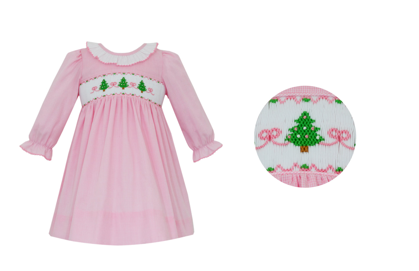 Christmas Tree Bishop Dress