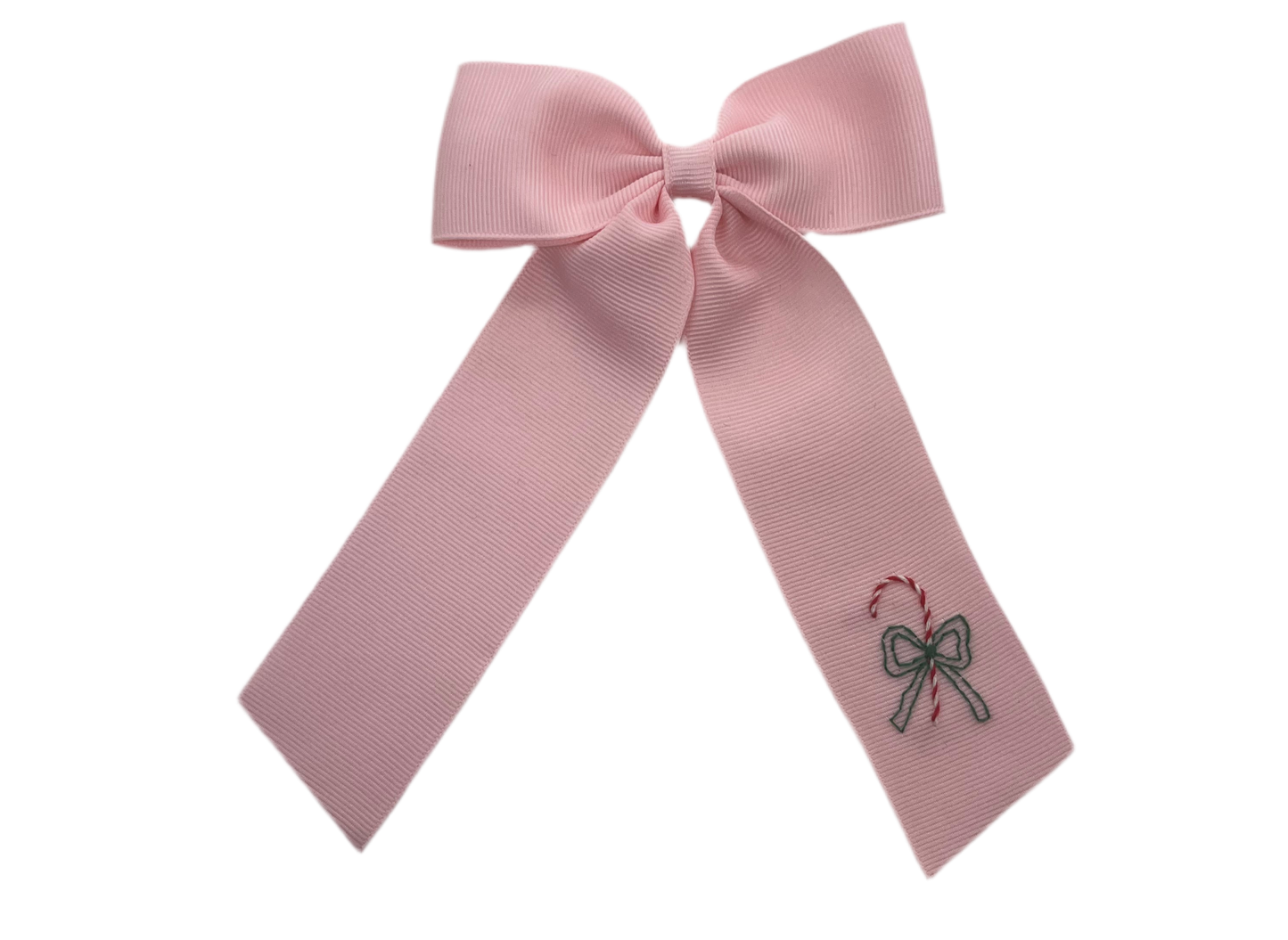 Candy Cane Tail Bow