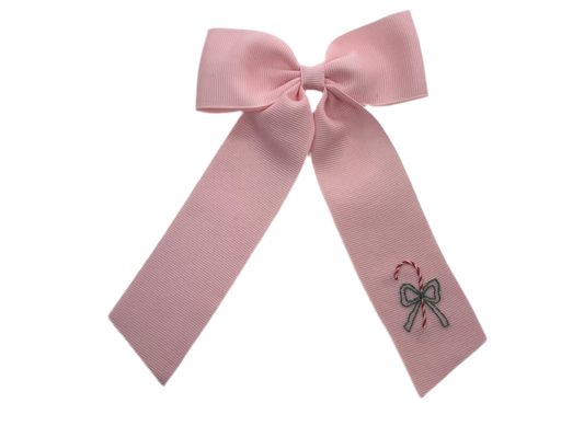 Candy Cane Tail Bow