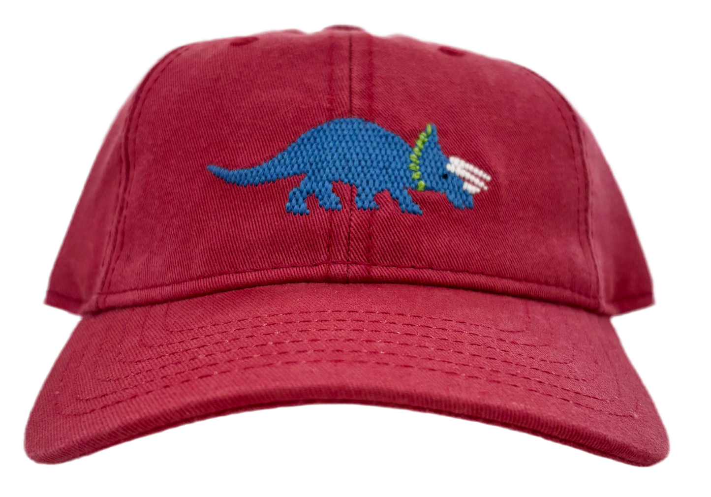 Red Triceratops Hat