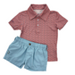 Light Blue Outrigger Short