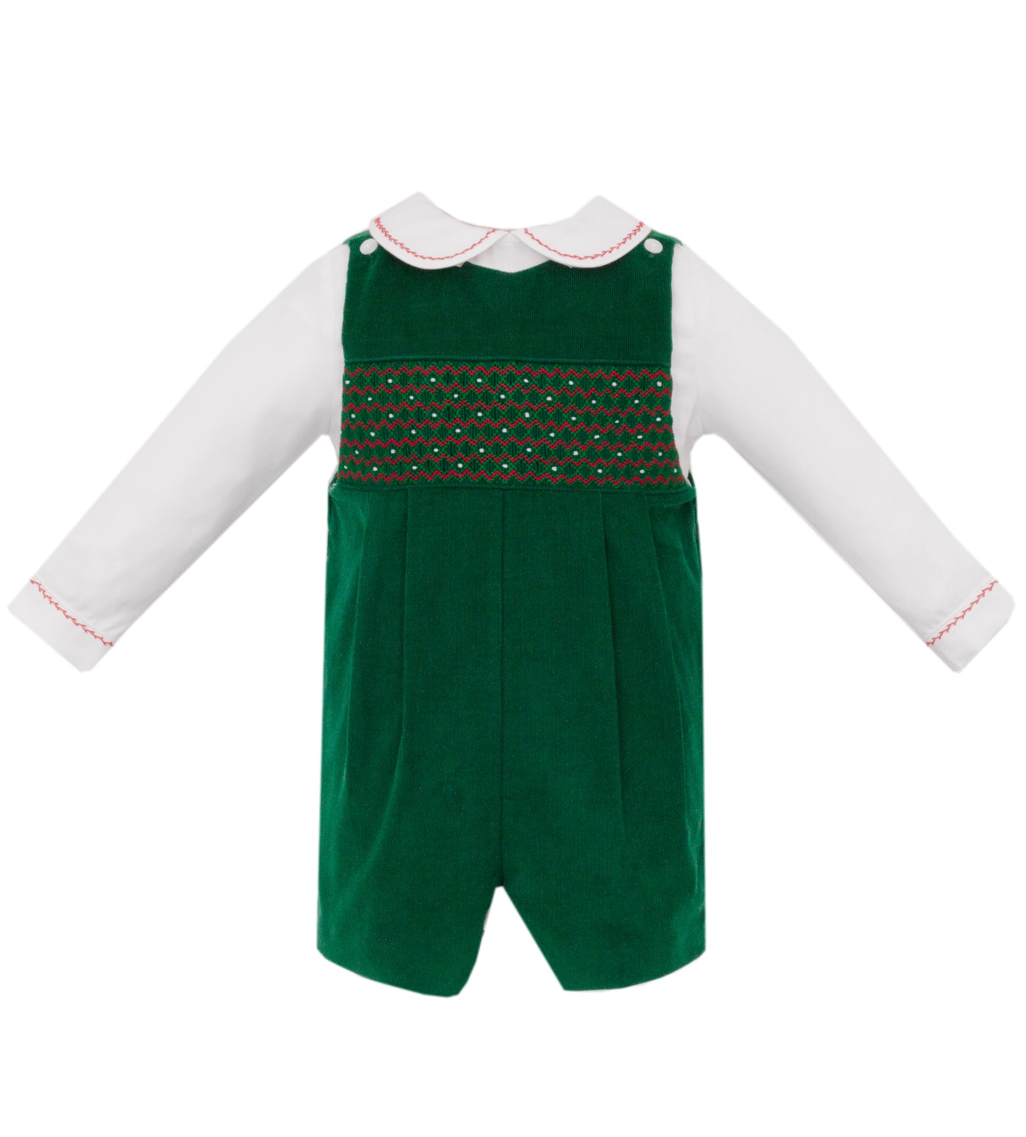 Green Corduroy Jon Jon Set