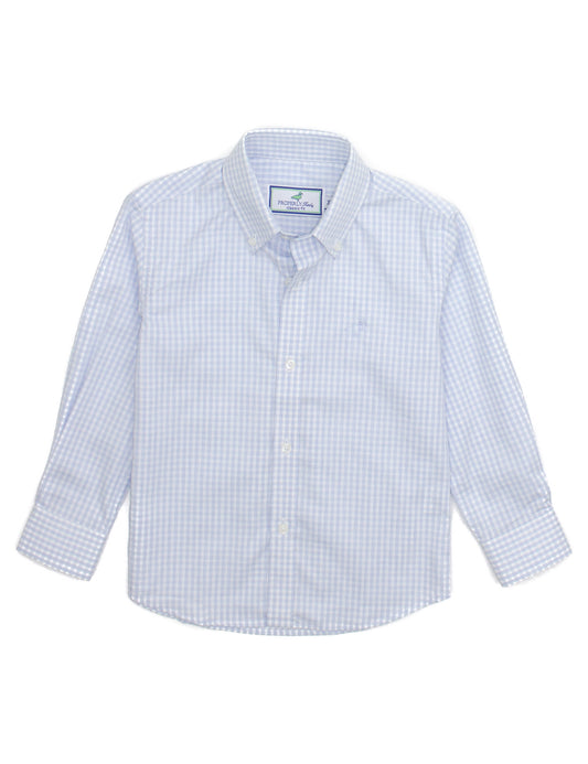 Cloud Check Park Ave Shirt