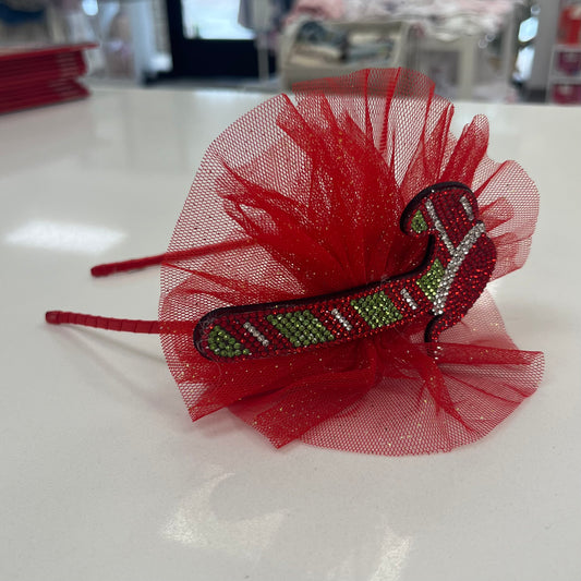 Crystal Icon Tulle Headband