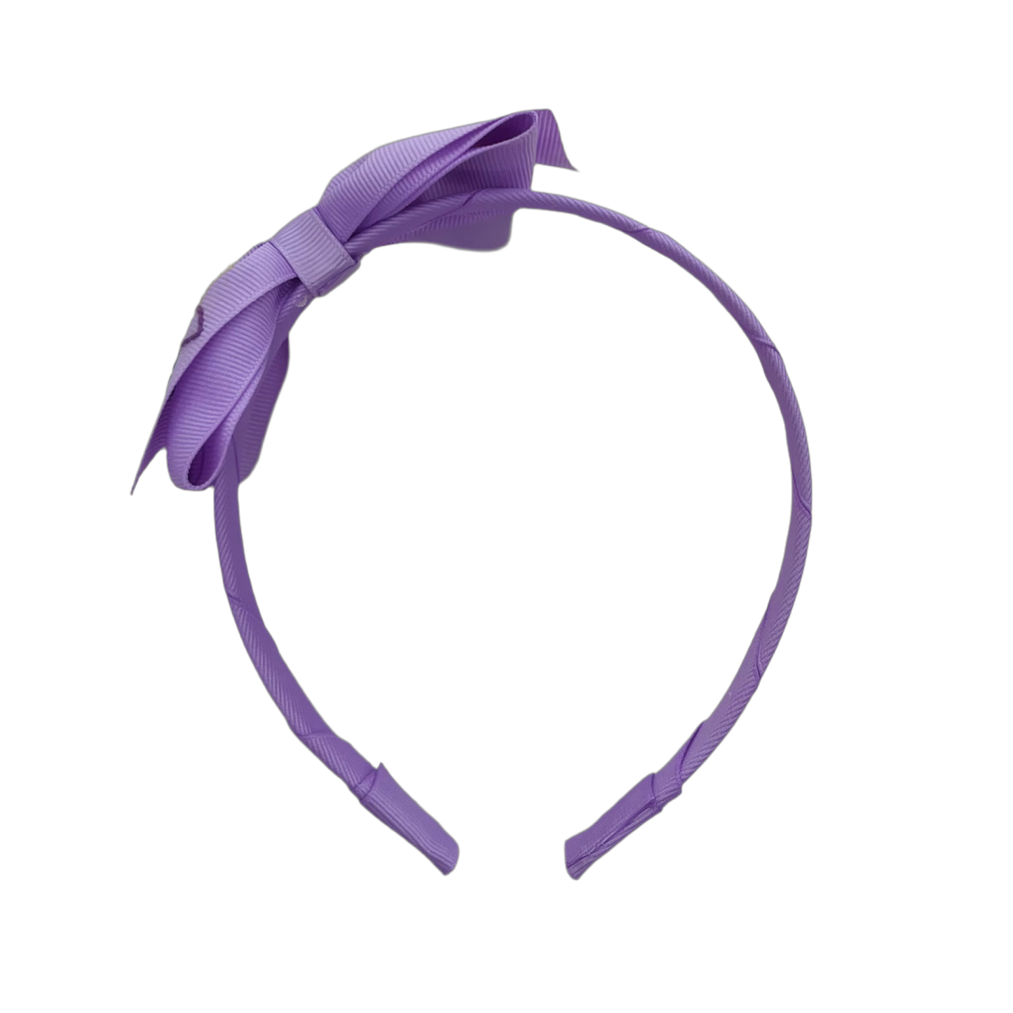 Lavender Fleur de Lis Headband Bow