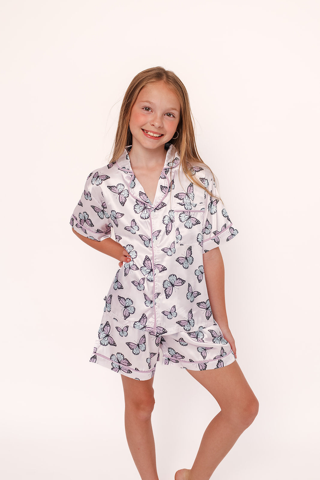 Butterfly Silky PJ Set