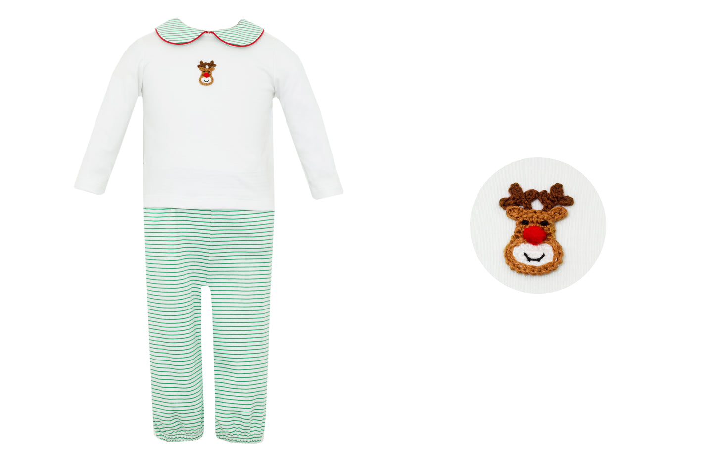 Reindeer Face Pant Set