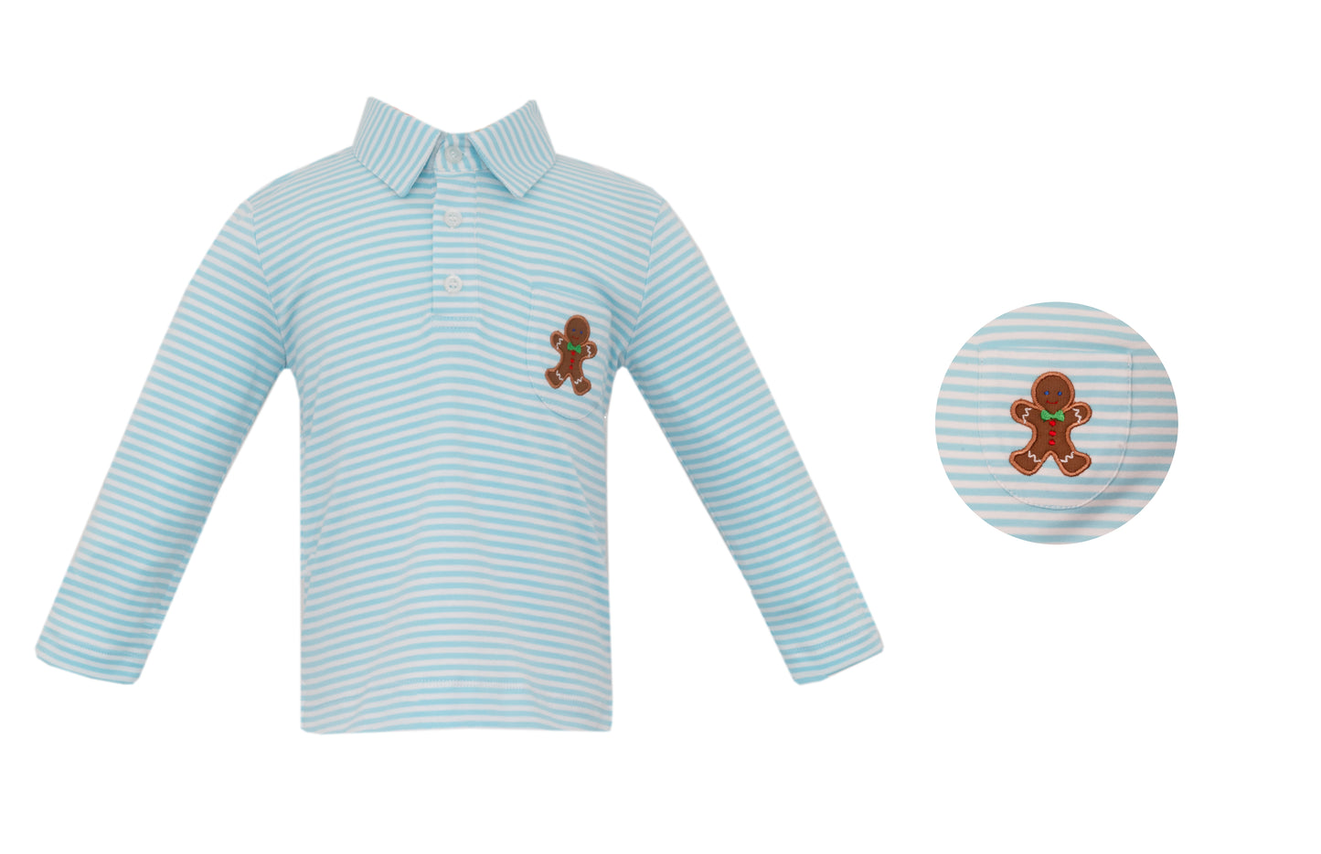 Gingerbread Knit Polo