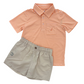 Brooks Orange Stripe Polo