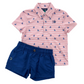 Navy Outrigger Short