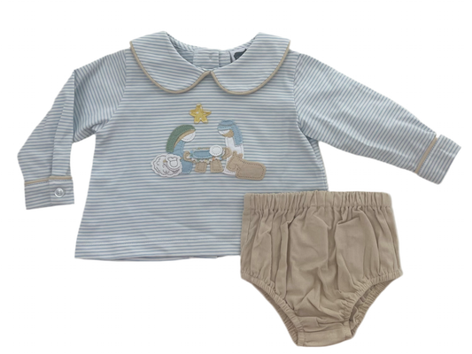 Manger Boy Bloomer Set