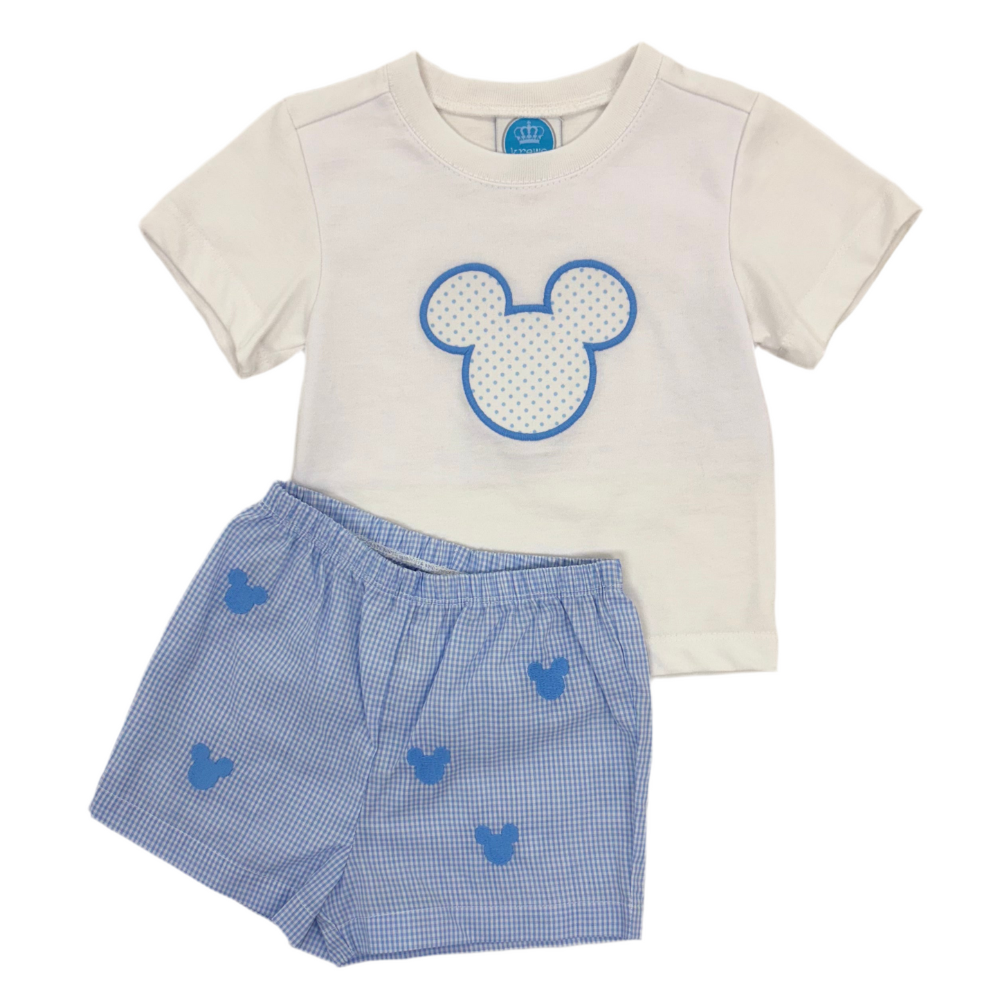 Mickey Applique Short Set