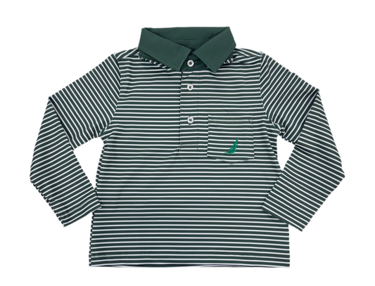 Brooks Hunter Stripe Polo