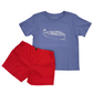 Blue Wooden Boat T-Shirt