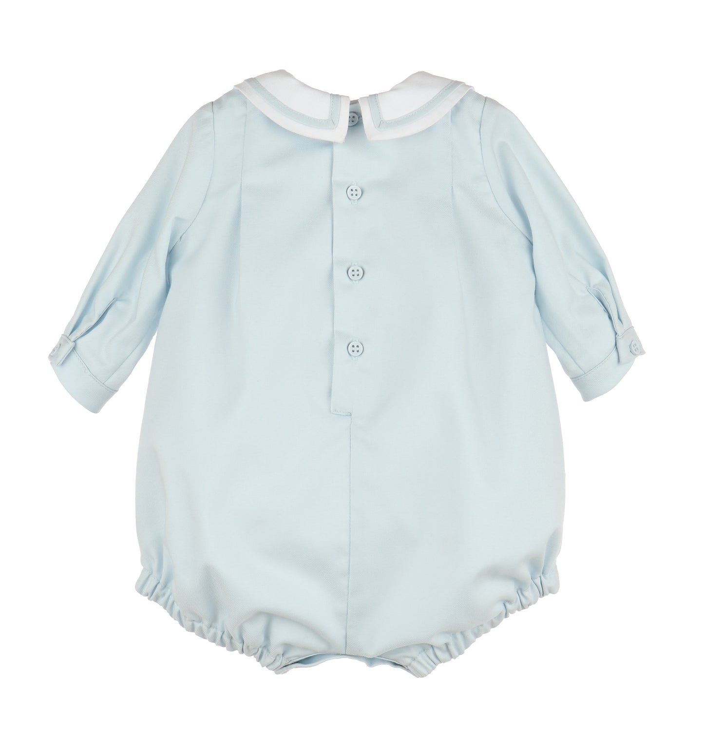 Blue Classic Smock Boy Bubble